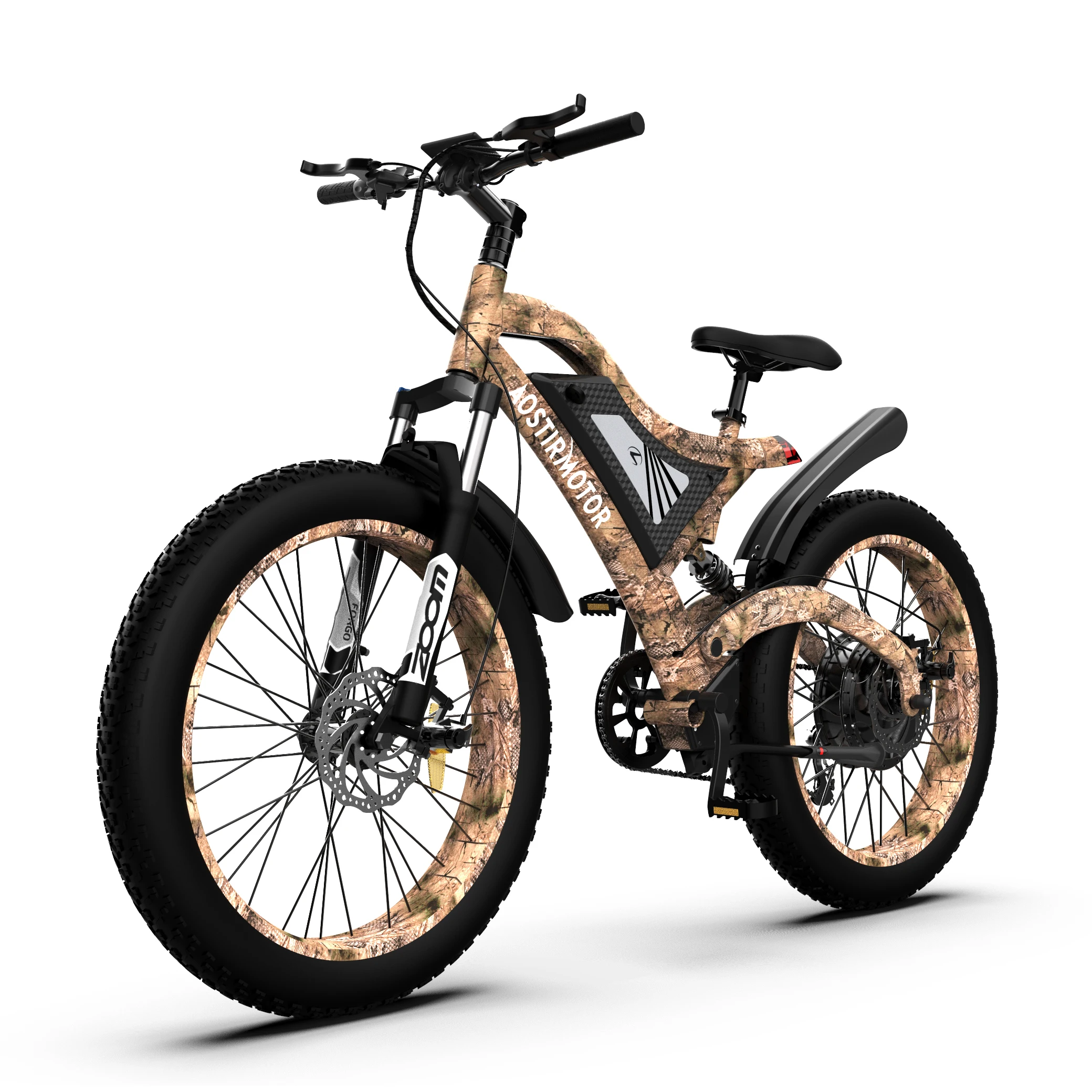 Beach cruiser 48v 15ah 1500w full suspension electric e bike bicycle with big wheel