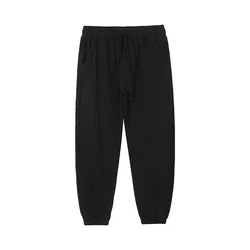 High Street Batik Washed Vintage Mens Casual Trousers Loose Wide Leg Washed Men French Terry Sweatpants