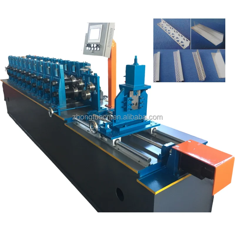 Hot Sale 25*25 30*30 Corner Bead Metal Wall Angle High Speed Rotary Punching Roll Forming Machine for Wall and Ceiling