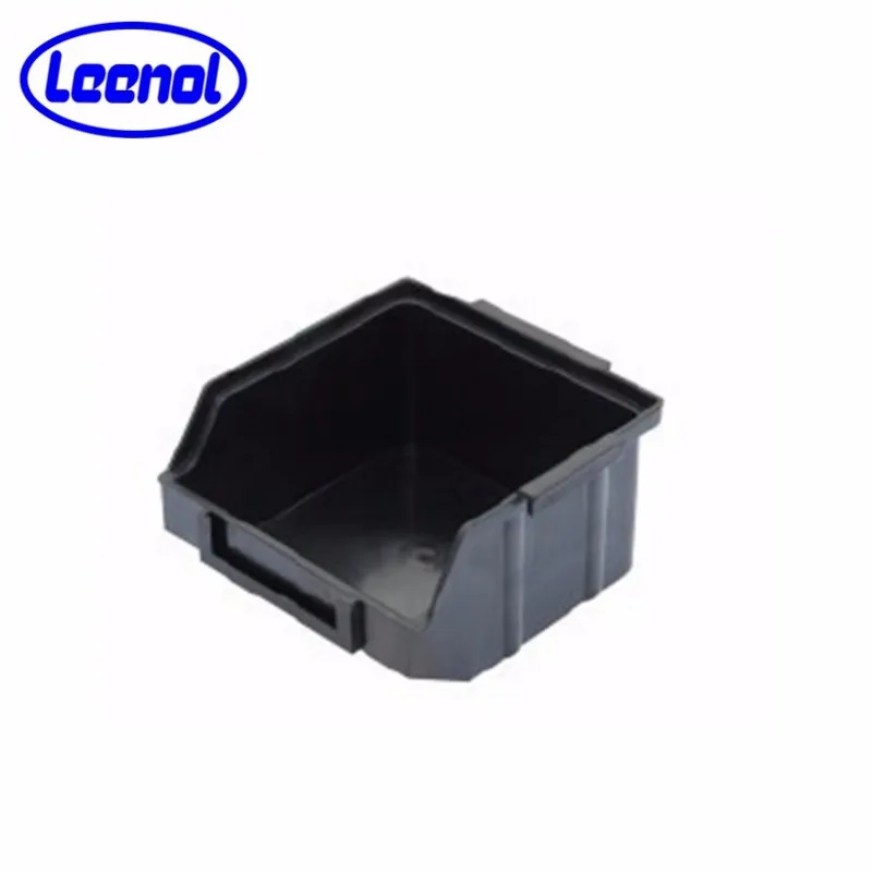 Leenol Widely Use Electronic ESD SMT Rack Black PCB Packing ESD Component Box Container Plastic Bin Conductive Tray