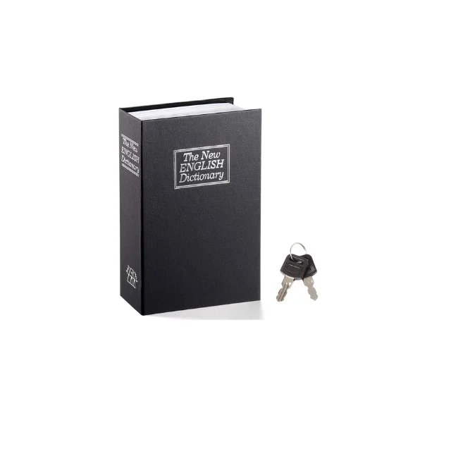 Customized Cover Secret Hidden Storage Diversion Book Safe Box with Key Lock B18K (1600620144411)