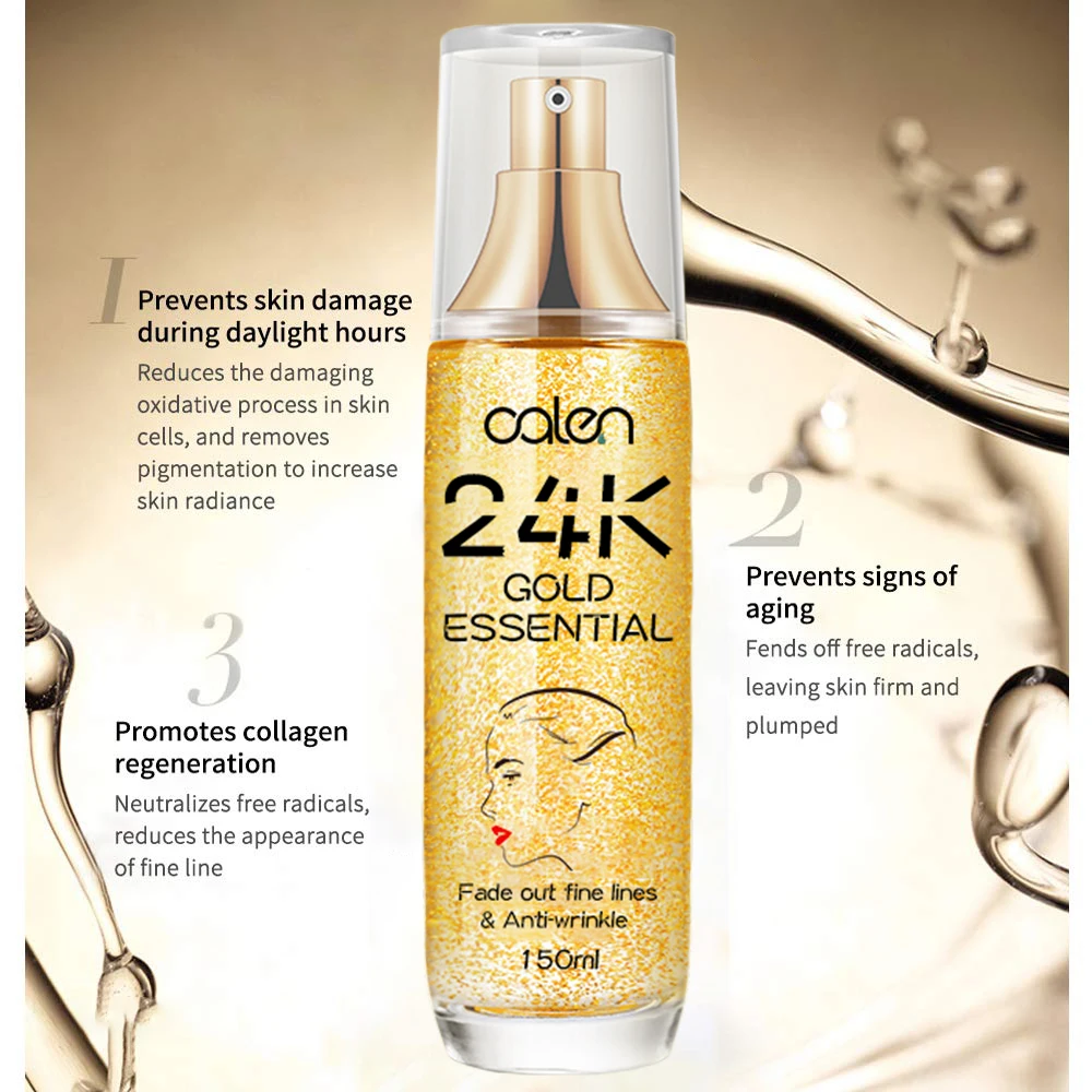 
Private Label Face Care Products Skin Whitening Skin Firming Organic Facial 24k Gold serum 