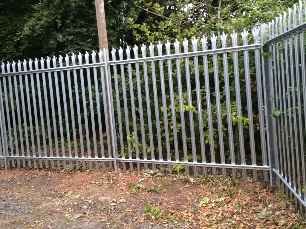 Construction Protective Palisade Steel Galvanized Palisade Picket Steel Fence