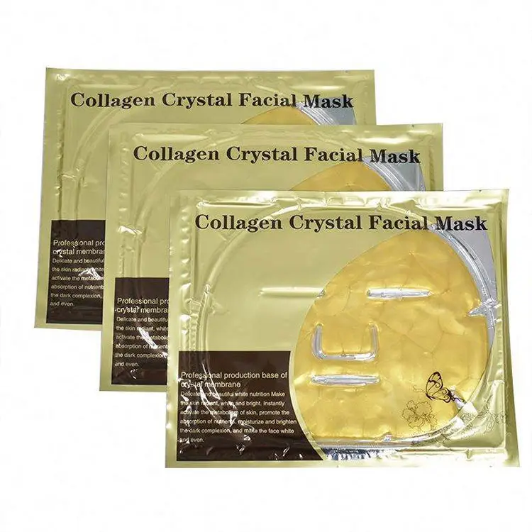 OEM ODM Collagen Anti Aging Moisture Nourishing Whitening Mask Sheet Korea 24K Golden Collagen Facial Mask