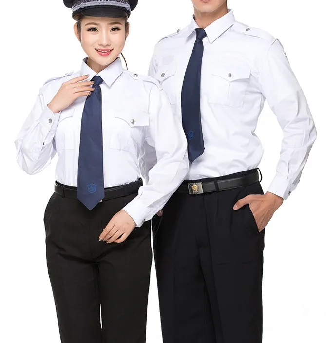 design long sleeve doorman security guard uniform