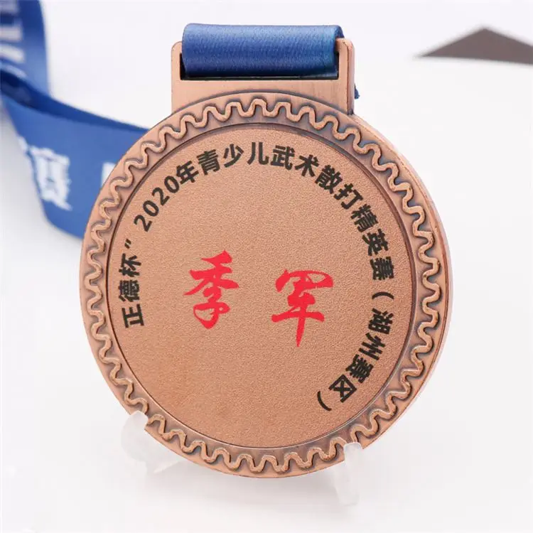 Custom 3d Metal Soccer Baseball Football Medal Award Custom Sports Medals and Ribbons