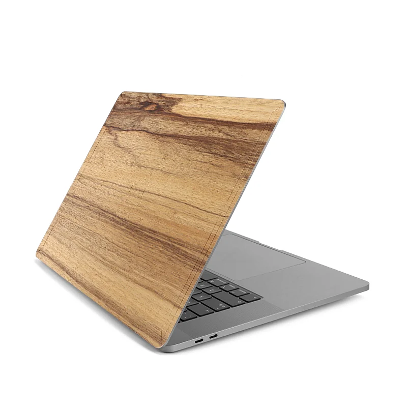  Чехол для ноутбука нового MacBook Air 2018/2020 защитный чехол деревянная наклейка передняя и задняя