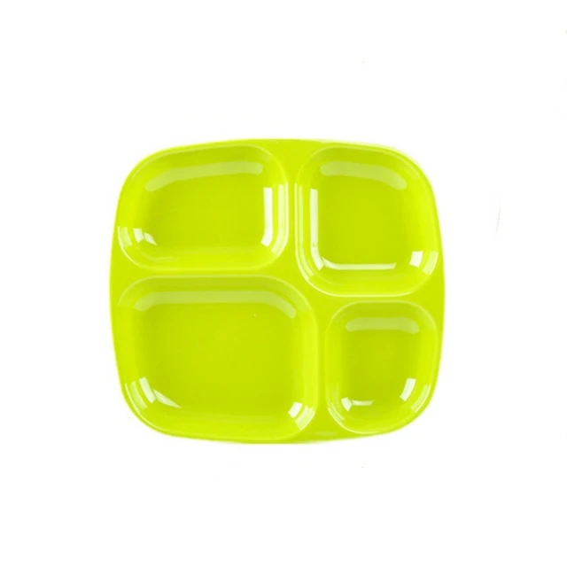 Divideded Plastic Serving Food Plate Factory Direct Sale Fast Food Plates Set