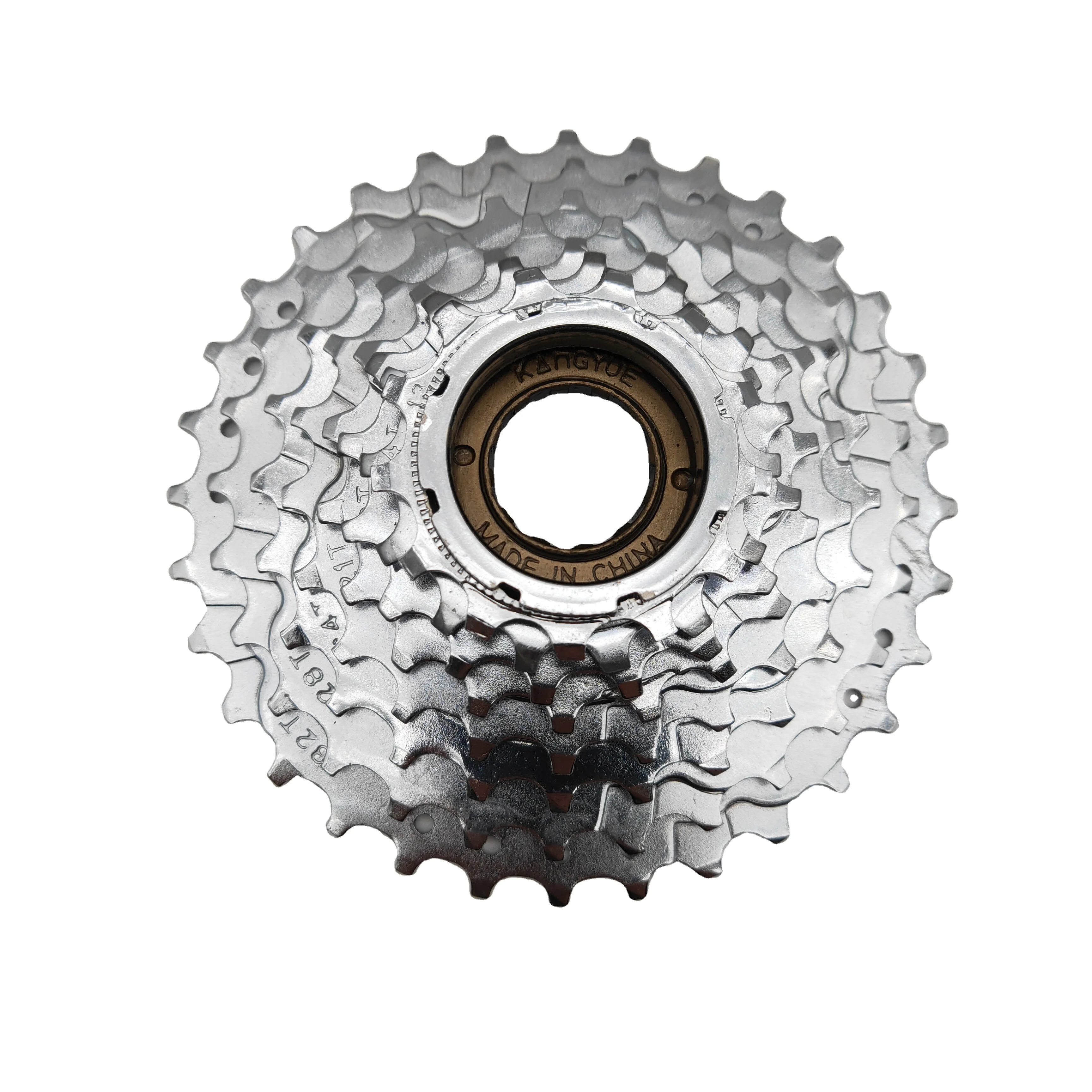 13t-32t rotary positioning electroplating bicycle free wheel highway bicycle high quality bicycle flywheel 8-speed bright color