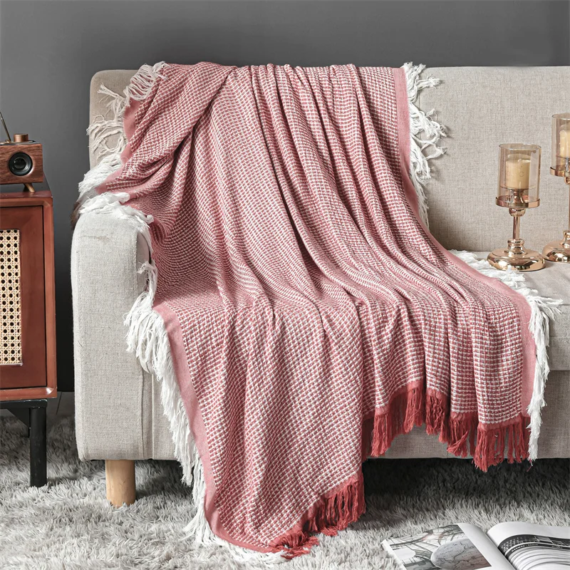 Hot Popular home textile gift  Wholesale custom cooling blankets Comfortable soft bamboo throw blanket  for Travel