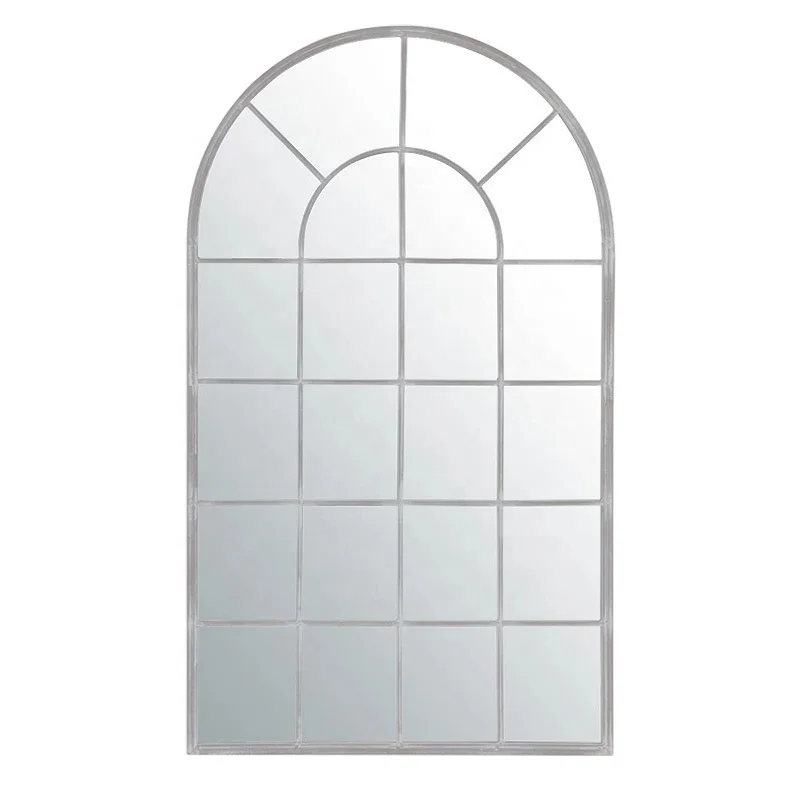 
Popular Design Fast Delivery Low Price metal arch window wall mirror 