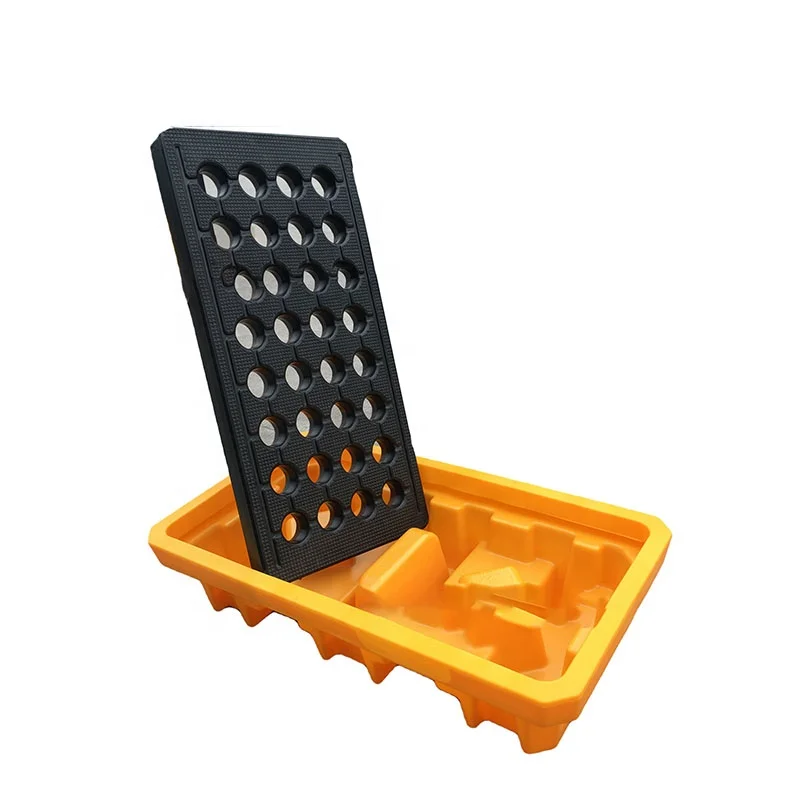 Съемный полиэтиленовый HDPE 4 барабана пластиковый ящик для сдерживания