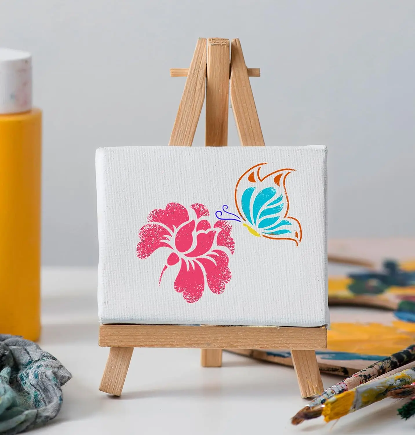 Charmkey Custom Drawing Template Reusable Stencil Plastic Wall Painting Decorating Stencil