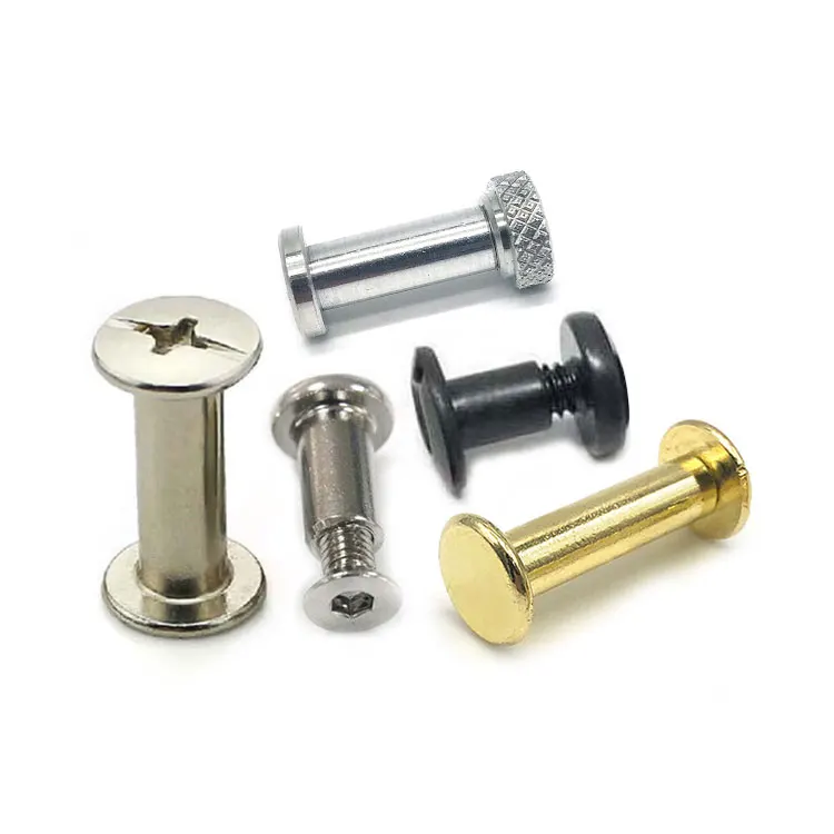 Brass Binder Screws Oem 304/316 M3 Stainless Steel Chicago Screw Rivets Decorative Sex Bolts