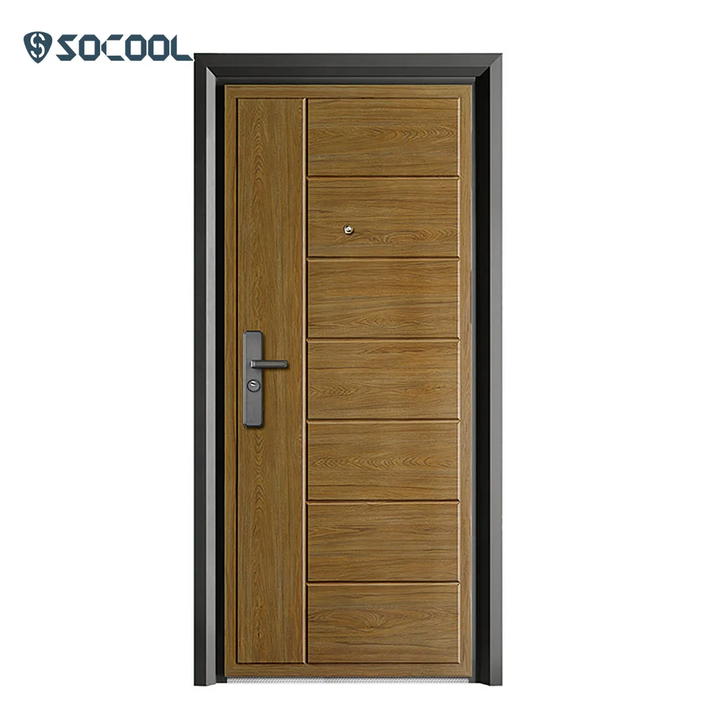 
Socool luxury hotel exterior steel door decoration 
