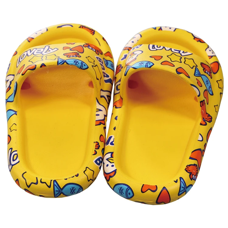 2021 новая детская шлепанцы EVA ванная комната Противоскользящие тапочки верхней одежды для мальчиков и девочек милые утепленные крутые шлепки