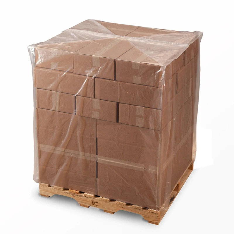 LDPE transparent pallet bags shrink wrap pallet covers