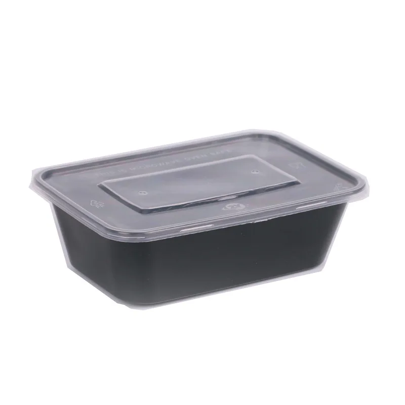 Takeout Food Containers 150 pack Rectangular Plastic Food Storage Bento Boxes Reusable BPA Free Food Prep Storage Containers