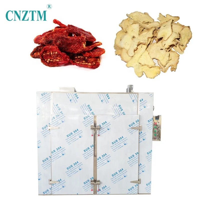 Trays Cabine Dryer Industrial Fruit Industry Dehydrator Custom Dried Garlic Lemon Cabbage Vegetable Dehydration Machine