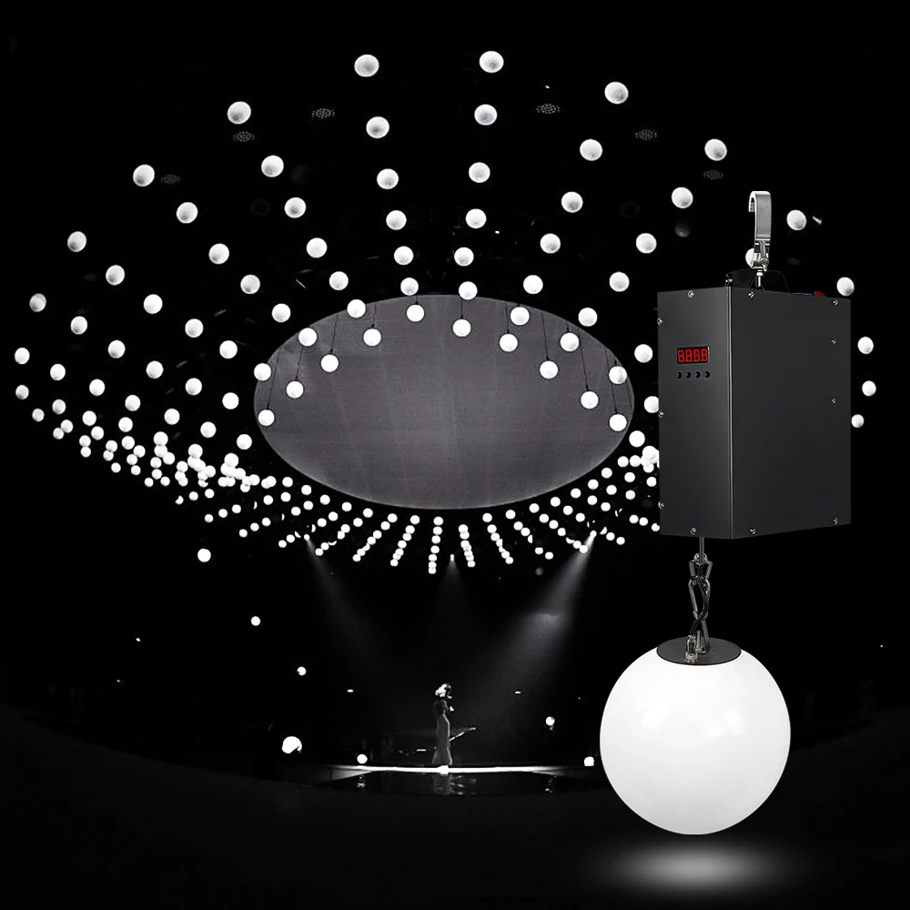 Modern Remote Control DMX 3d LED Stage Lamp Kinetic Ball Light System Installation Party
