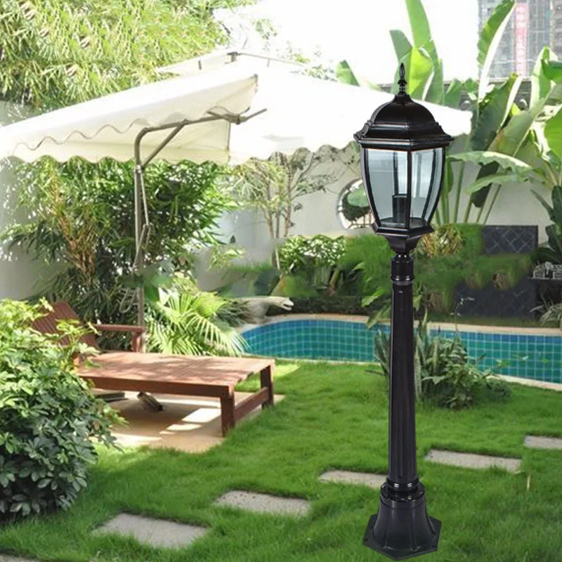 Factory Outlet Villa Courtyard Retro Landscape Lighting Decorative Pathway LED Bollard Light Aluminum Outdoor Garden Lights