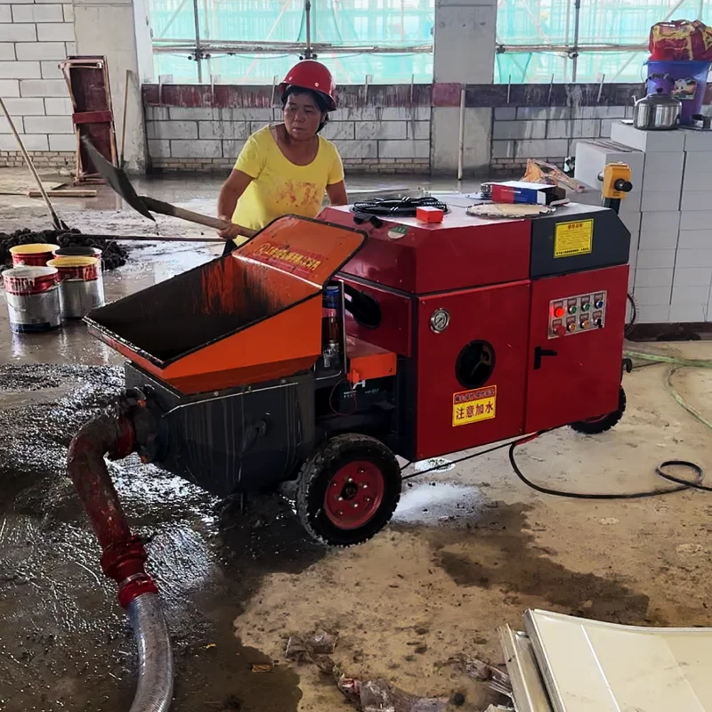 Concrete Wet Spraying Machine Concrete Pump Shotcrete Machine Small Portable Concrete Pumps