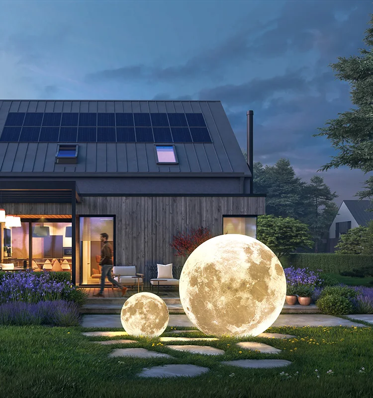 Unique New Design Popular Garden Lighting Led Outdoor Lights Moon landscape lighting