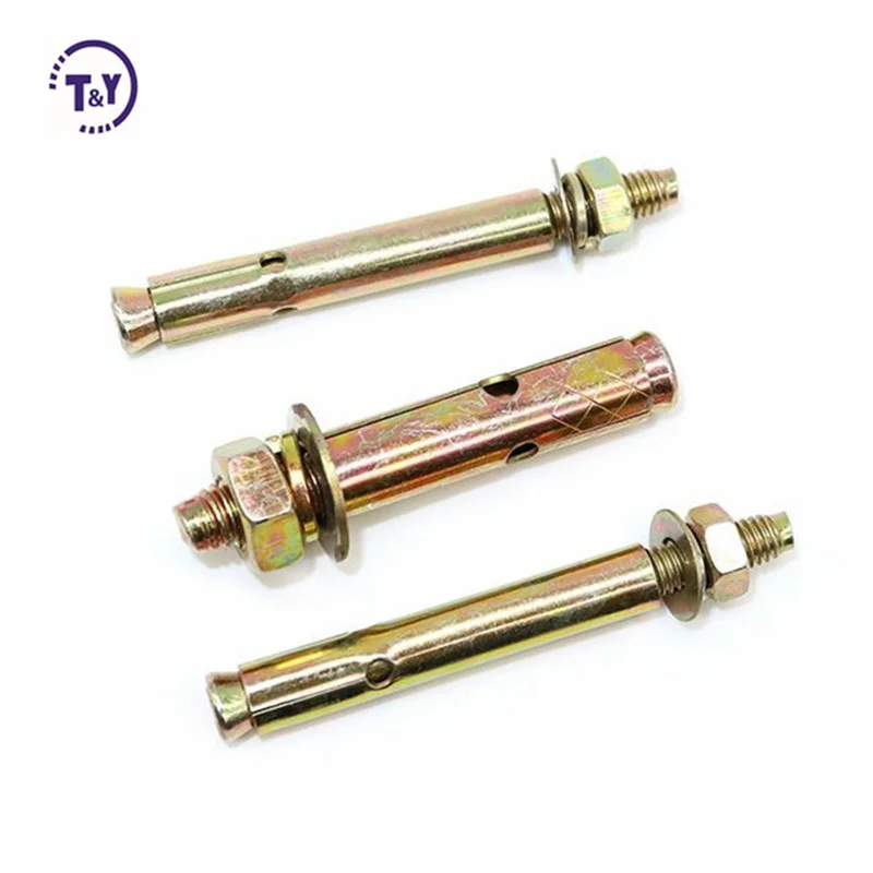 Din22795 f1554 grade 36 galvanized eye bolt sleeve anchor