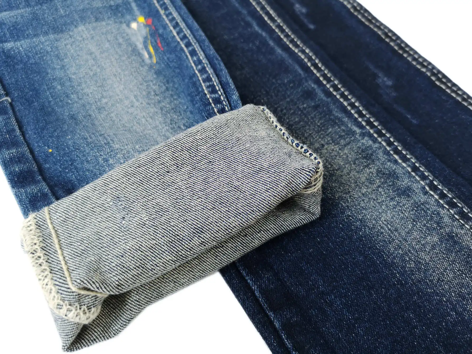 T827 High quality denim fabric 98% cotton 2% spandex stretch denim jeans fabric