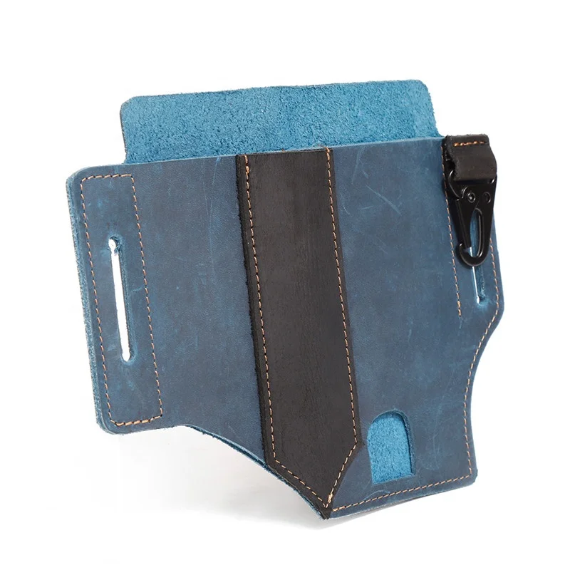 Retro Outdoor Real Leather Waist Hanged Tactical Bag Tool Carry Pocket Pouch Cross-border EDC Tactical Tool Pouch Unisex JESBOND