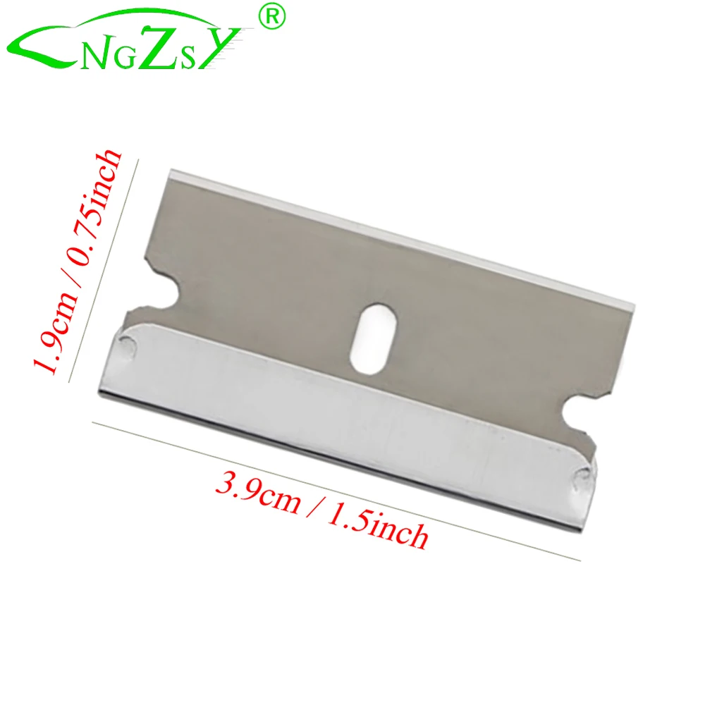 Soft Grip Safety Glass Window Cleaning Scraper Razor Blade Scraper With Metal and Plastic Blade E12 E15