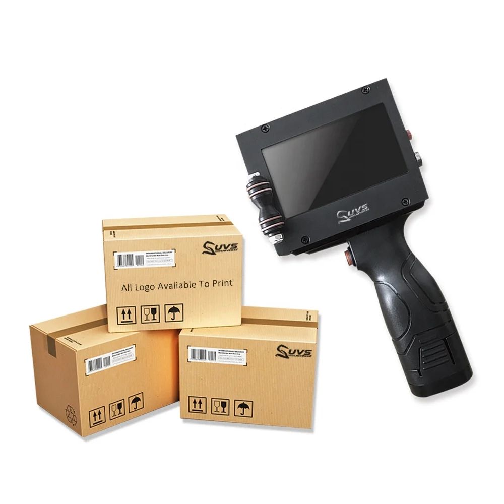 Handheld inkjet cartridge to print on label of bottle box ,high adhesion printer machine