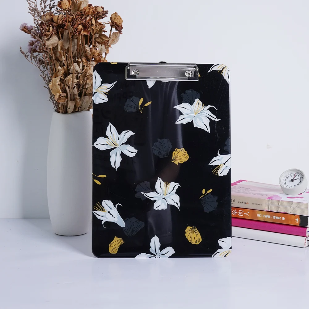 Customized Plastic A4 Letter Size Clipboard with Metal Clip