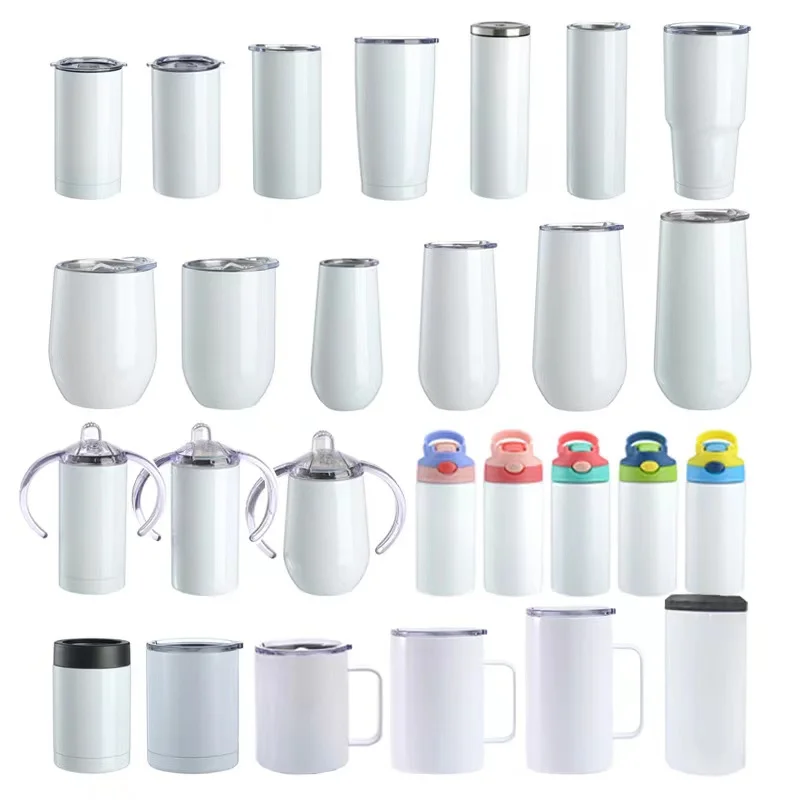 Wholesale tumbler 20oz 30oz mug heat press vaccum hot/cold thermo sublimation tumblers with extra lid