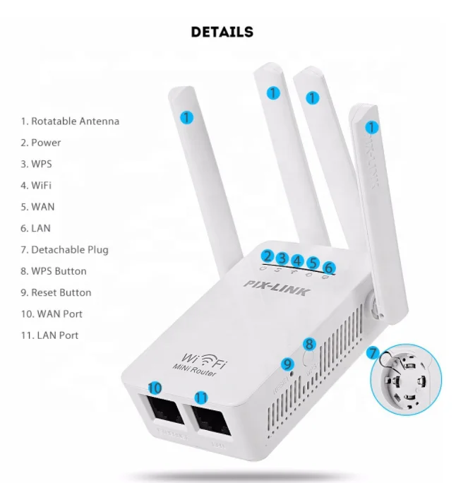 Лучшие продажи ЕС штекер несколько стран 300 Мбит/с Wi-Fi расширитель диапазона повторитель мини-маршрутизатор