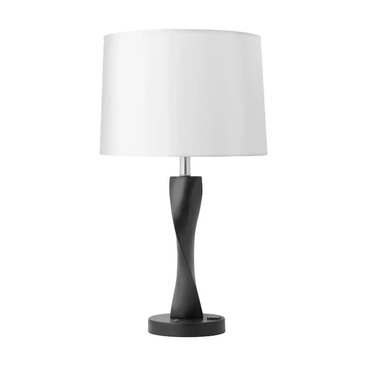Hot Sale Wholesale Price Hotel Bedside or Living Room Table Lamp Desk Lamp Hotel with Outlet