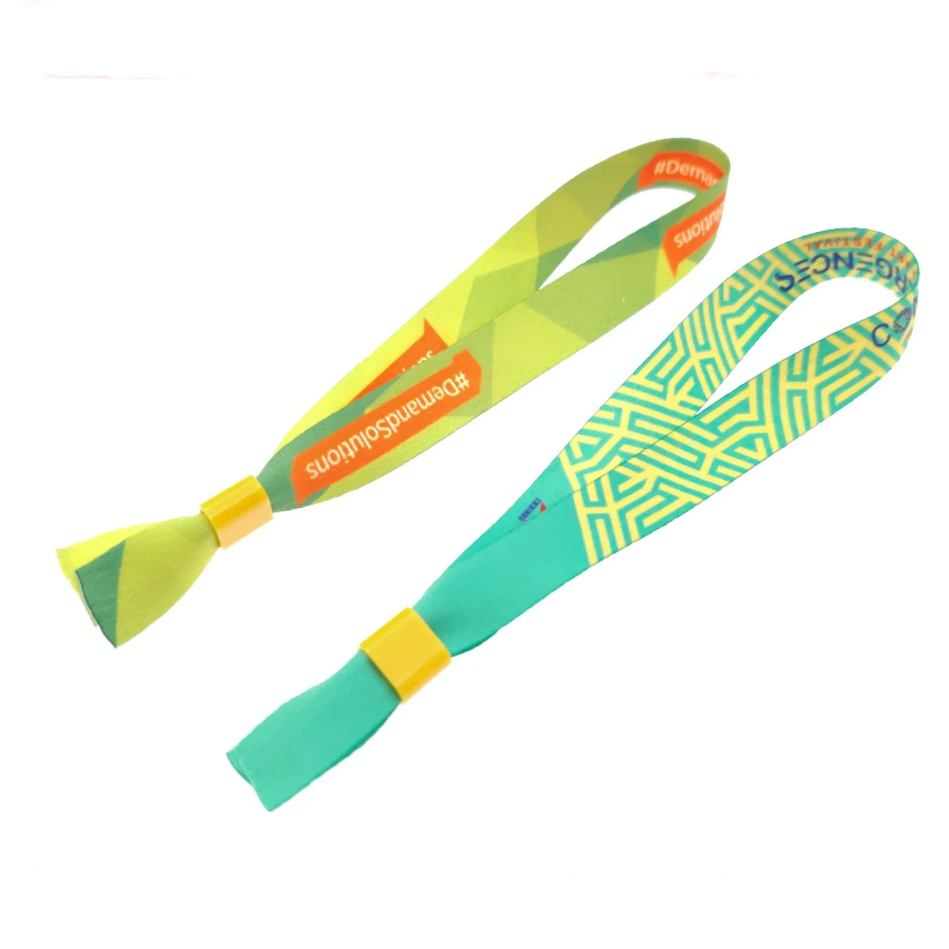 Waterproof Professional One Off Plastic Lock For Rfid Bracelet Nfc Ticket Woven Wristband Party Event Wristbands