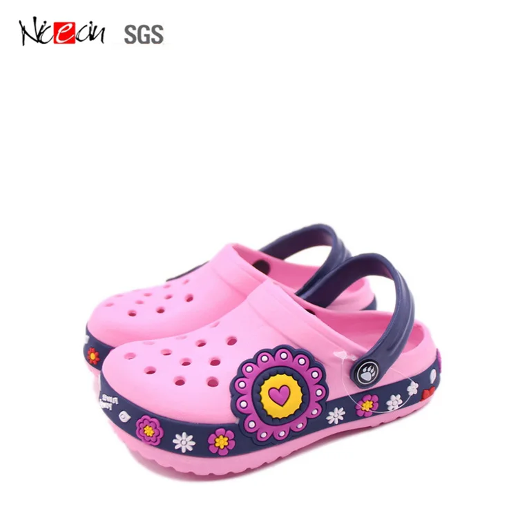 Летние Пластиковые сабо, детские сабо для улицы, новый дизайн, сандалии для девочек, Женская безопасная розовая садовая обувь