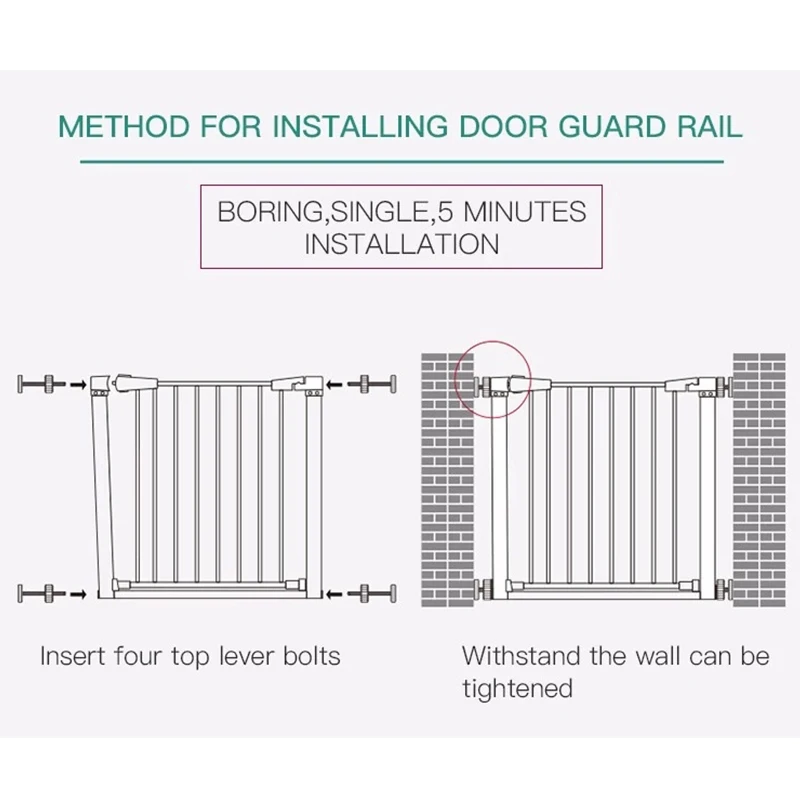 Portable barriers door stair baby kids safety gate