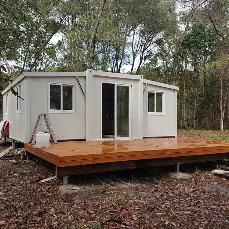 Luxury Prefab 20ft Expandable Container Houses Australia Flat Pack Expandable Container House With Bathroom