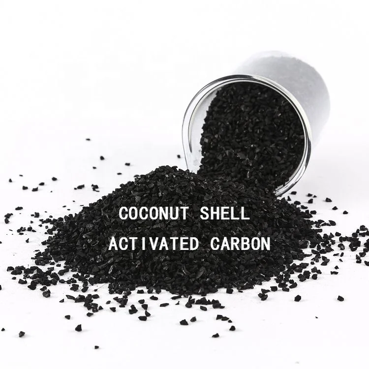 Black particles Chemical Auxiliary Agent for water treatment coconut shell activated carbon