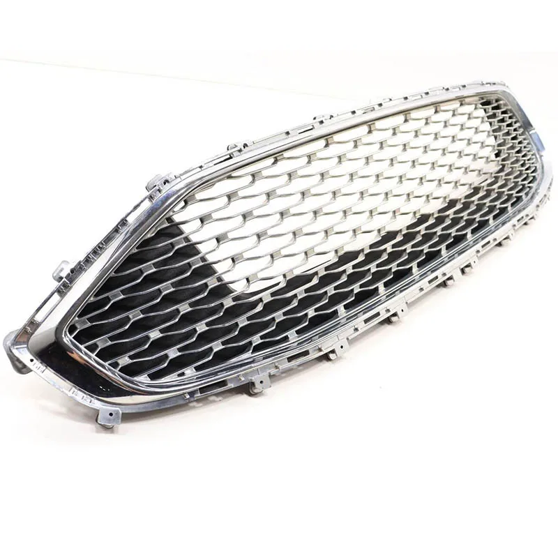 Car Accessories Honeycomb FRONT BUMPER UPPER CHROME GRILLE Auto Parts Front Grille For Ford Mondeo fusion 2019