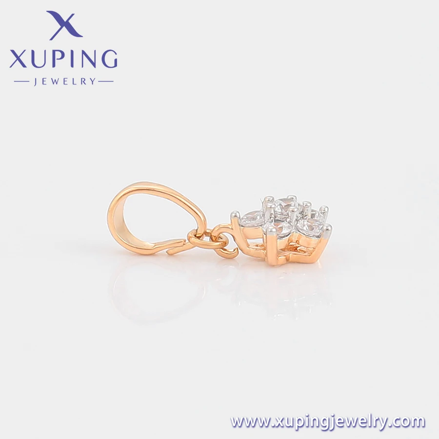 A00905012 XUPING ювелирные изделия милые женские Медные 18K Позолоченные с кристаллами цветы модные подвески