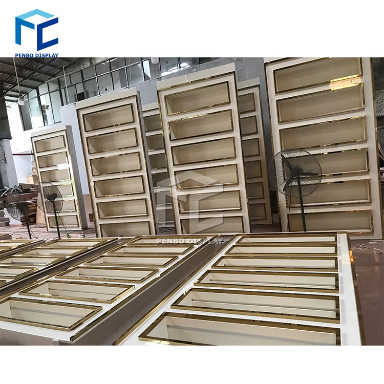 High-end Custom Perfume Display Kiosk showcase Shop Design for Mall