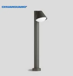 Aluminum Outdoor Bollard LED Lawn Light IP65 Waterproof Garden Lamp with Warm White CCT Energy Saving 220V Bronze Body