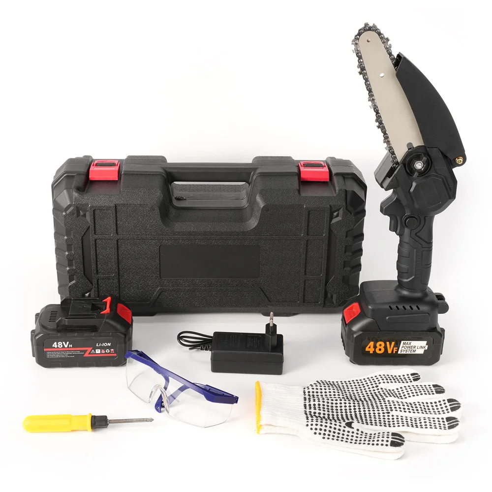 Diy Grade Mini Battery Chain Saws Power Cutters Steel Telescopic Flexible Folding Handle  2 Stroke 4-stroke ChainSaw for Wood