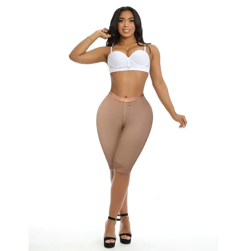 Panty 1528 FAJAS COMPRESSION GARMENT FAJAS SHORTS Plus Size Stage 2 Columbian Fajas Shaper Slim Tummy Shapewear
