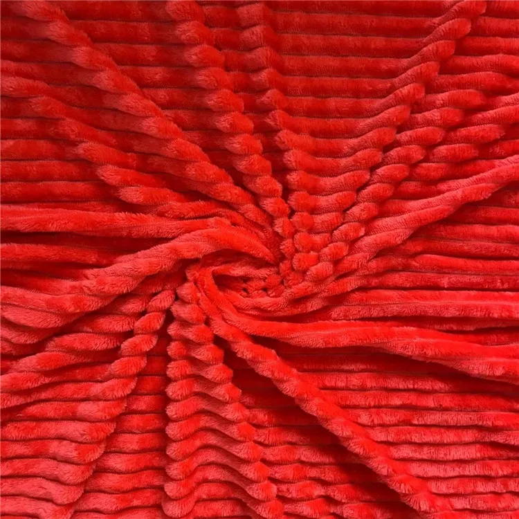 China cheap multi-color double-sided plaid plain striped flannel baby fabric turkey by the yard