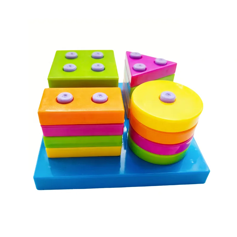 Montessori Toys for 1 2 3 Year Old Boys Girls Educational Shape Sorter Toys plastic Sorting Stacking Toys for Toddlers