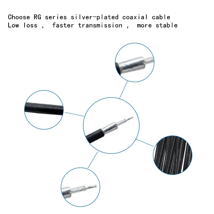 ipex Connector Micro Coaxial  Connector u.fl/IPEX  to solder RG 1.13 0.81 1.37 1.32 RF coaxial cable